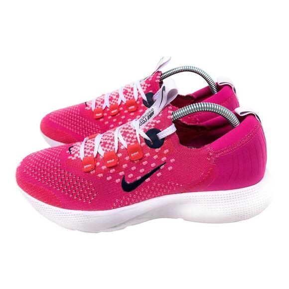 Nike Women's Size 9.5  React Escape Run Flyknit Athletic Shoes Pink  DC4269-600 - Picture 8 of 11